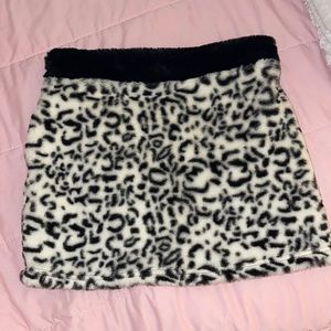 Cheetah Fur Skirt